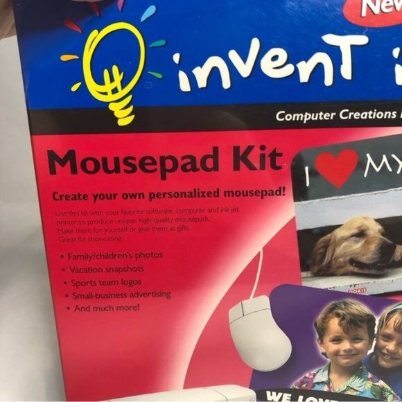 Invent It Ink Jet Mousepad Kit Lot Of 2 New and Selaed Kits - Picture 7 of 9